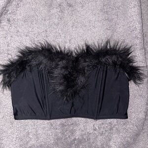 Urban Outfitters Black Bandeau with trim